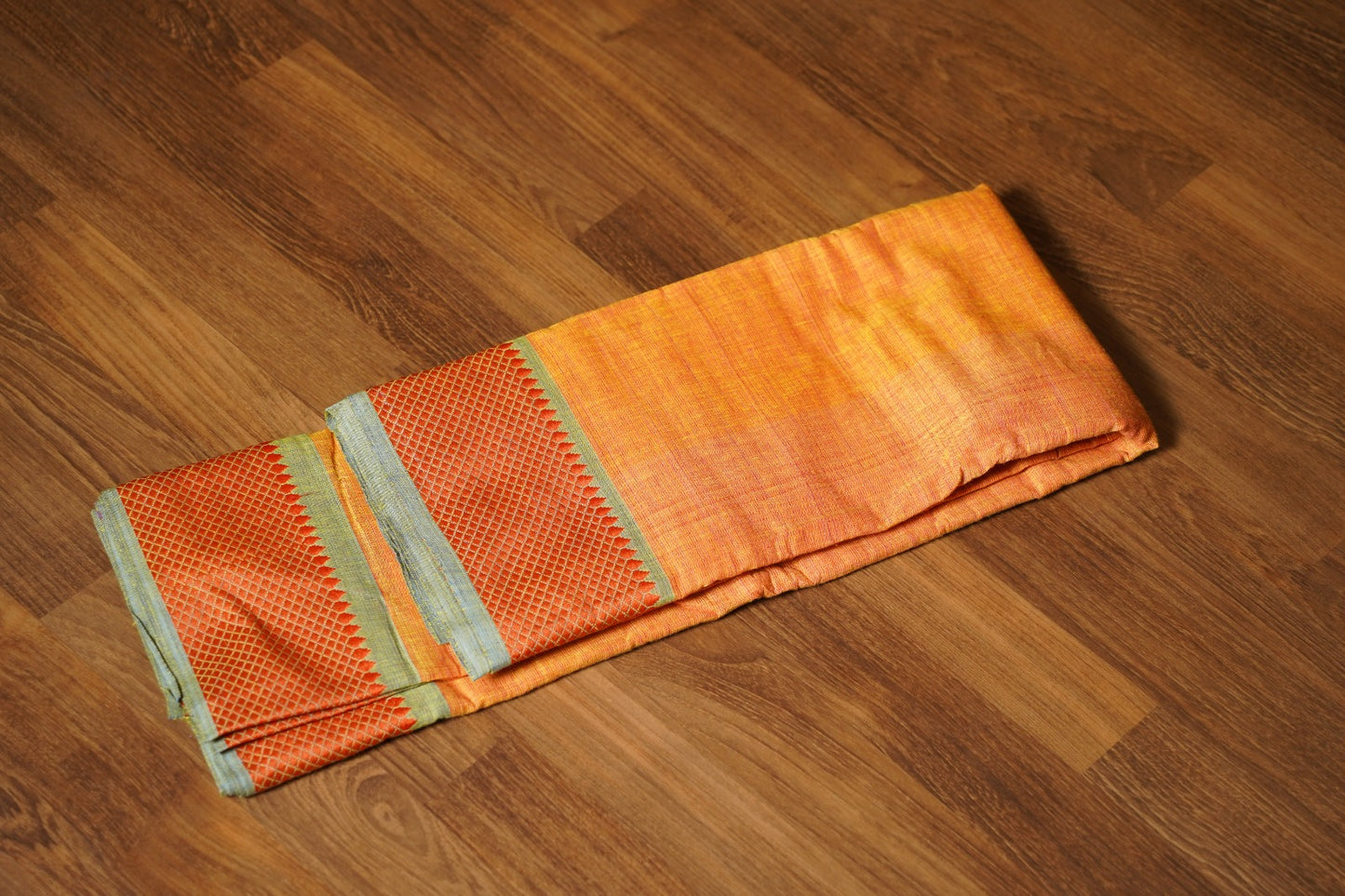 Half/Practice Saree with coper border